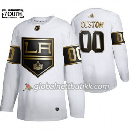 Los Angeles Kings Hockeydrakt Custom Adidas 2019-2020 Golden Edition Hvit Authentic - Barn